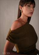 Off Shoulder Detail Top - 160326