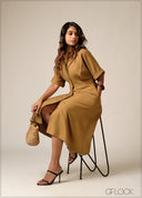 Resort Collar Dress - 300626