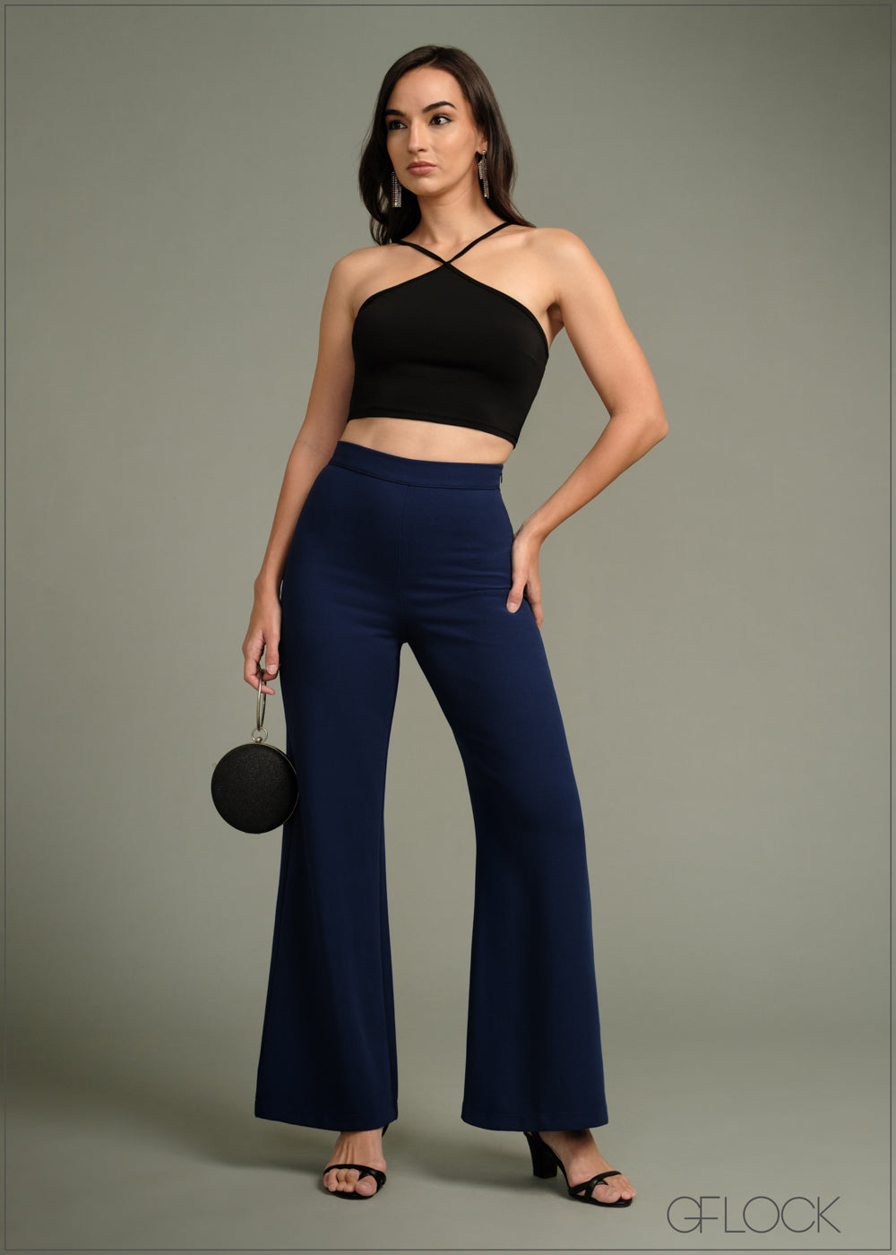 Halter Neck Crop Top - 270625