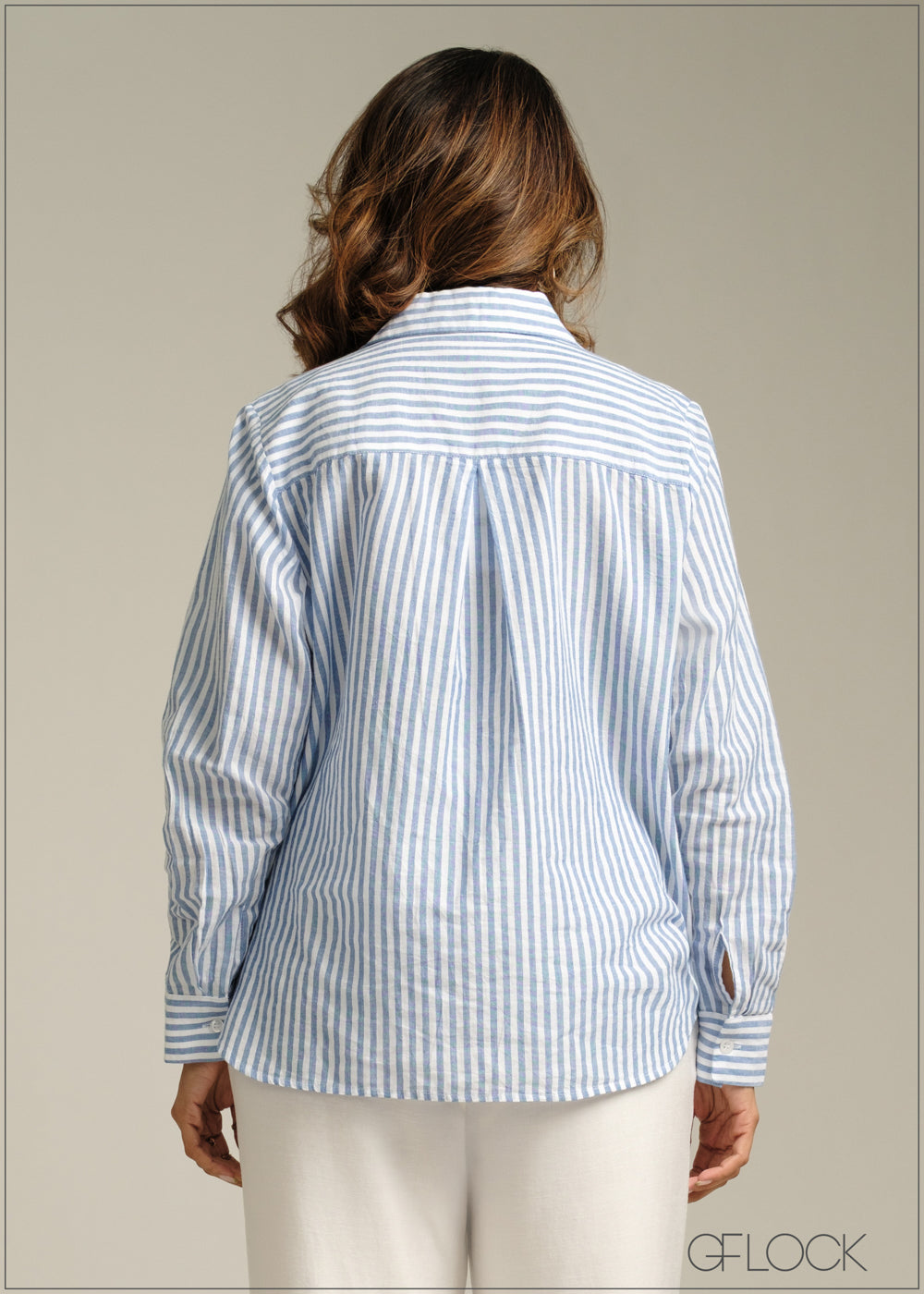 Loose Fit Stripe Shirt - 190925