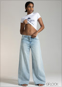 Oversize Baggy Jean - Short Length - 120926