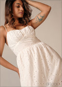 Strappy Cutlawn Dress - 190326