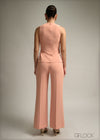 Crease Detail Straight Leg Pants - 220825