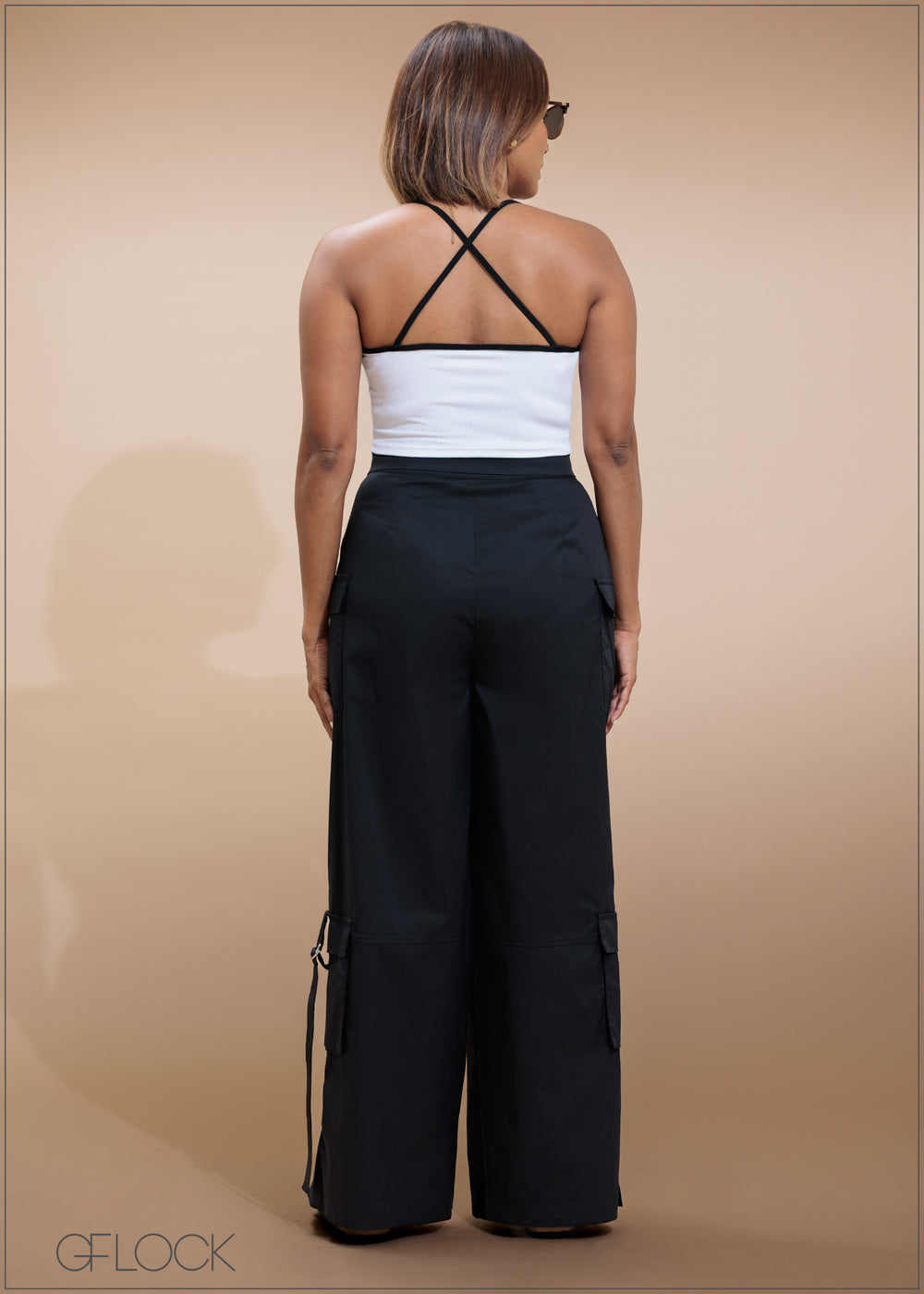 Contrast Detailed Rib Top - 230725