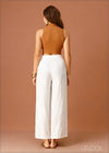 High Waist Linen Pant - 010923