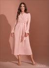 Knot Detail Shirt Dress - 070723