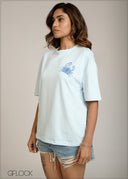 Crab Graphic Tee - 301026