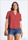 Camp Collar Blouse - 050724