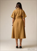 Resort Collar Dress - 300626