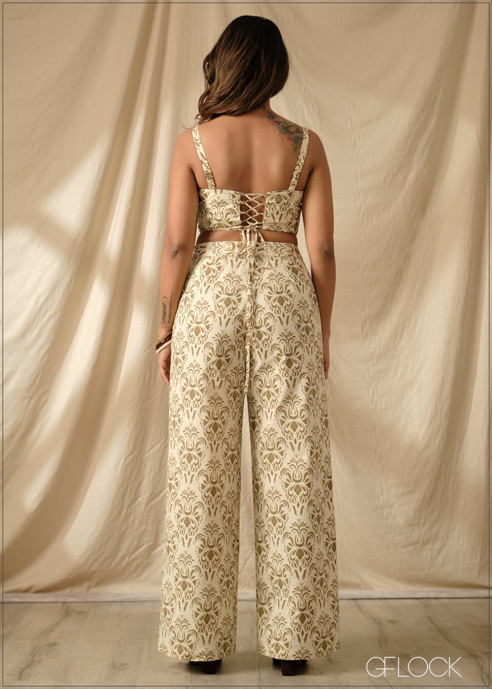 Printed Straight Leg Pant - 290925