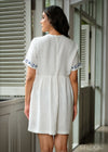 Embroidered Linen Dress - 010923 - 02