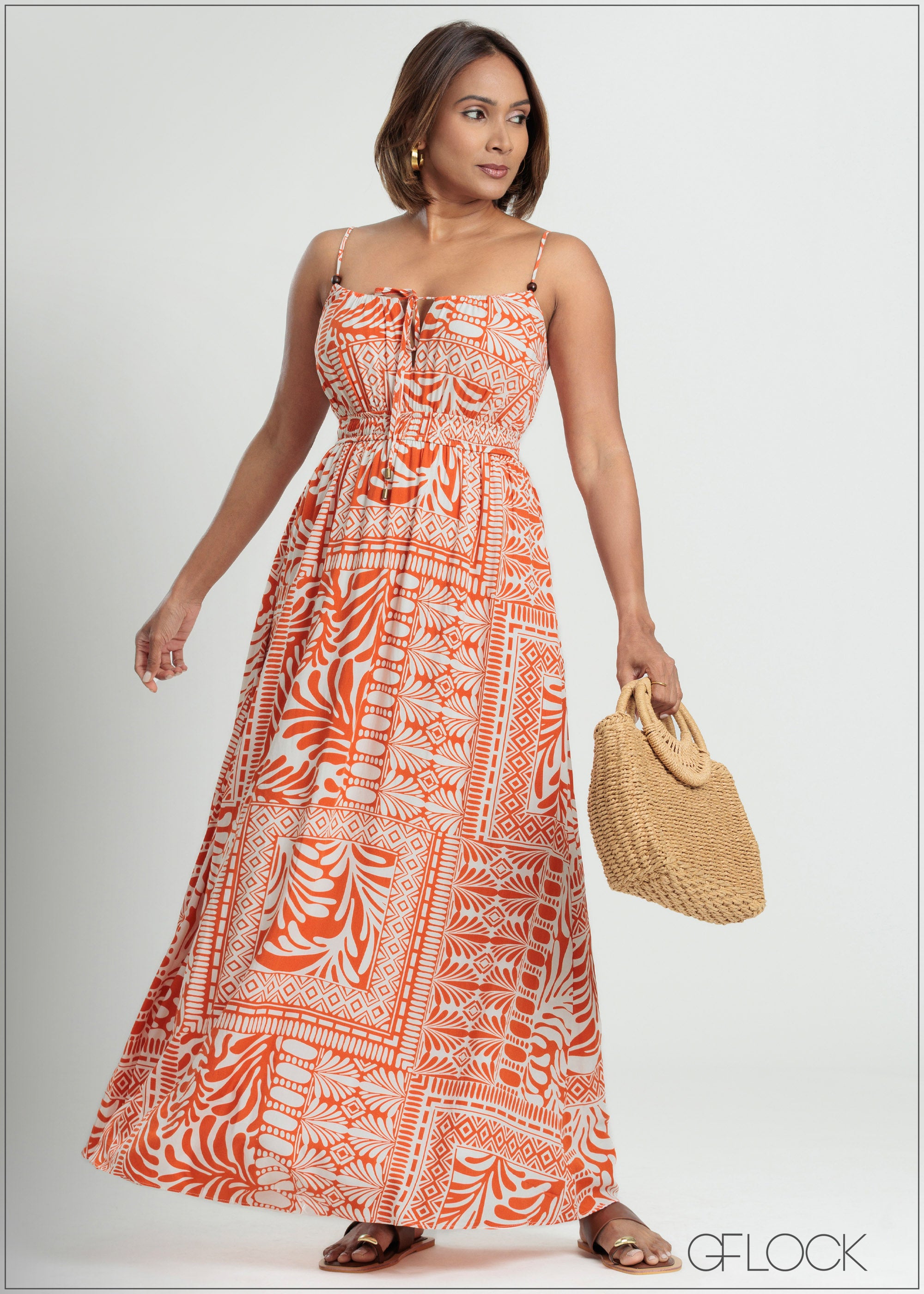 Bustier Detailed Midi Dress - 090725