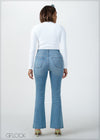 Light Wash Bootcut Jean - Long Length - 270725