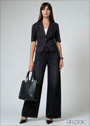 Short Sleeve Blazer - 080626
