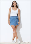 Denim Wrap Skirt - 110924