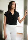 Top With Cap Sleeves - 091023