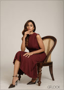 Textured Bodycon Dress - 301026