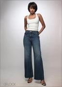Wide Leg High Waist Jean - Long Length - 241026
