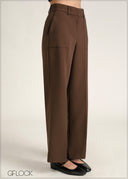 Straight Leg Pant With Pockets - 030826