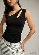 Sleeveless Cutout Detailed Top - 220825