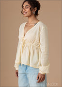 Lace Insert Top - 140926
