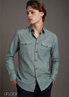 Double Pocket Long Sleeve Shirt - 231223