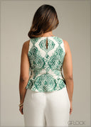 Peplum Top - 190925