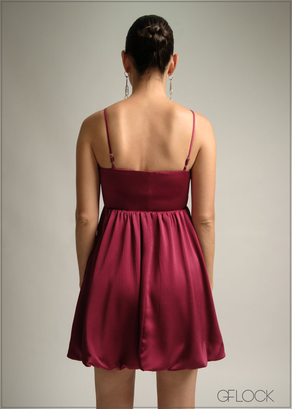 Balloon Detailed Mini Dress - 220825