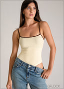Contrast Bodysuit - 110626