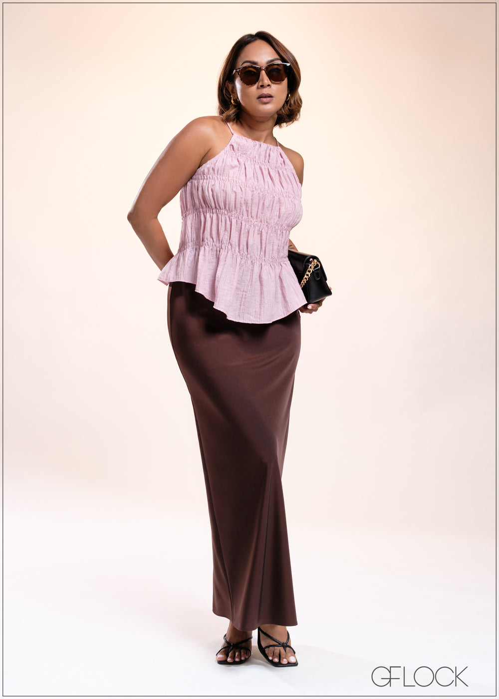 Gathered Crop Top - 040825