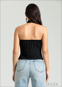 Cowl Neck Top - 080825