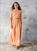 Sleeveless Linen Top - 290424