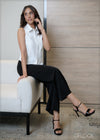 Front Dart Detail Flare Pant - 140823