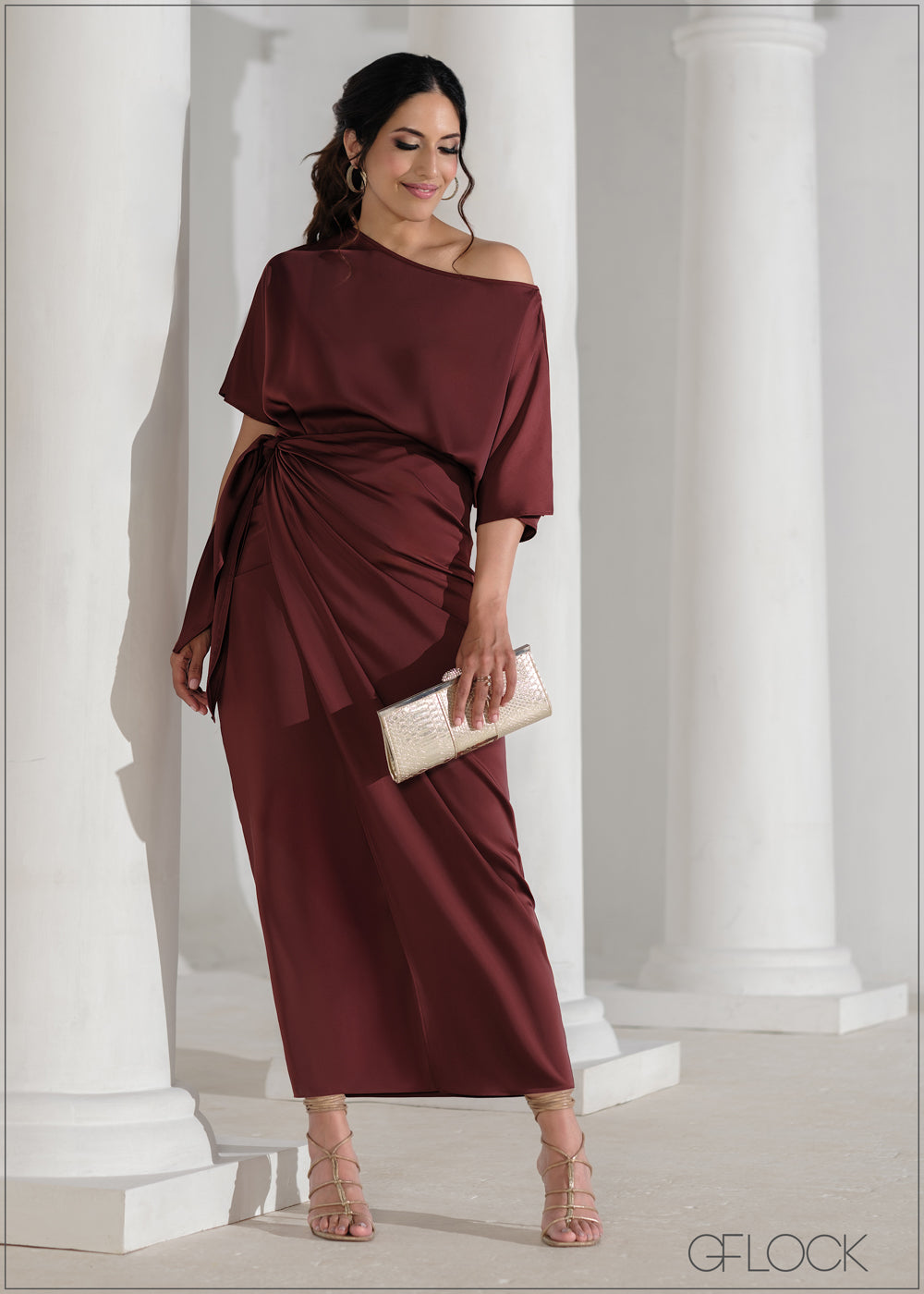 Cold Shoulder Dress - 090625