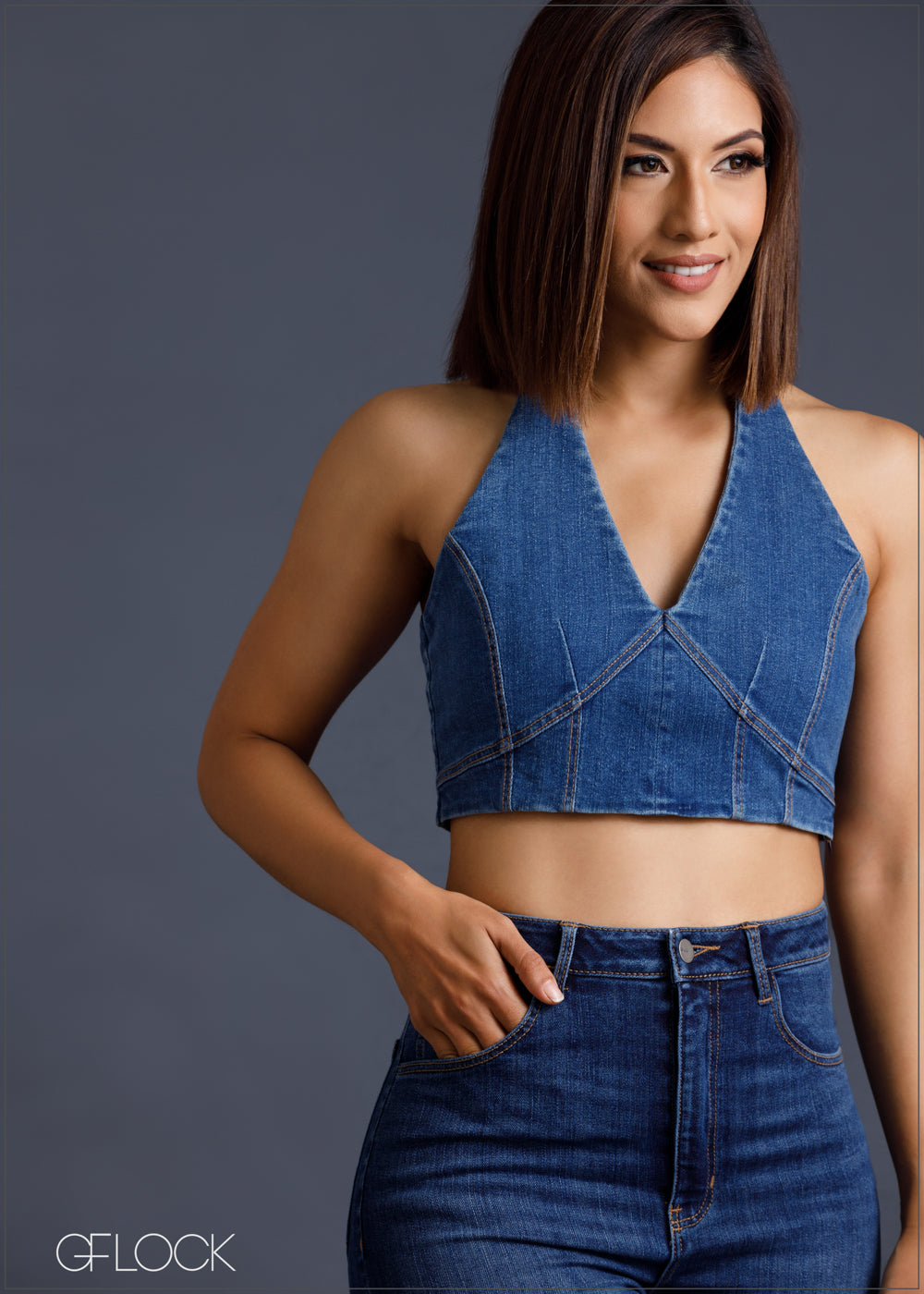 Denim Top - 270124