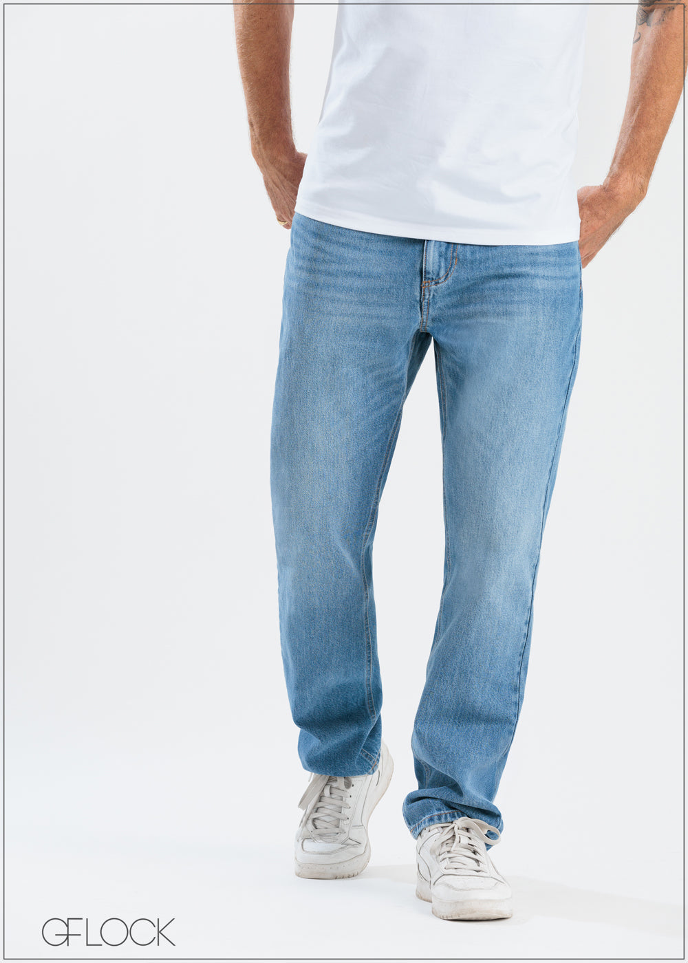 Straight Fit Jeans - Long Length - 250625