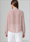 Neck Knot Detailed Shirt - 070426