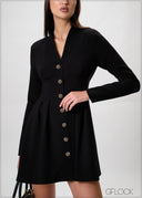 Long Sleeve Blazer Dress - 230926W