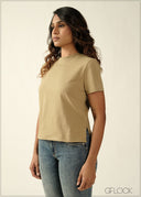 Side Slit Detailed Top - 270726