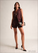 Sleeveless Waistcoat - 190126