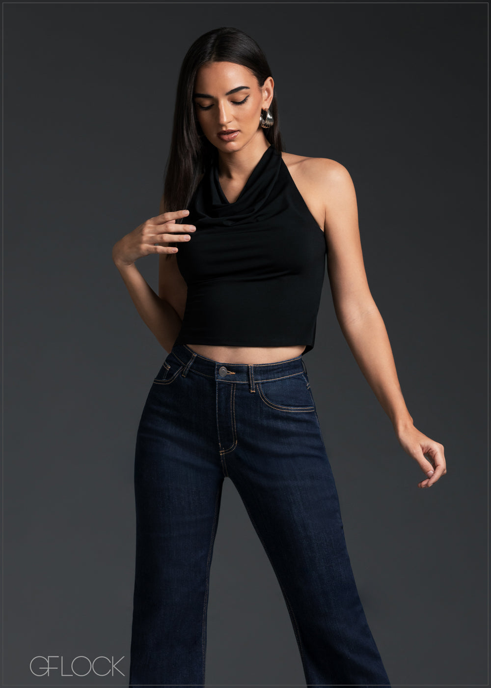 High Rise Flared Jean - Long Length - 170825