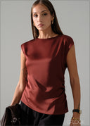 Cap Sleeved Top - 240826