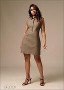 Pocket Detailed Dress - 100426