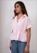 Button Down Cotton Top - 280826