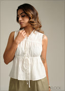Front Tie Detailed Top - 190925