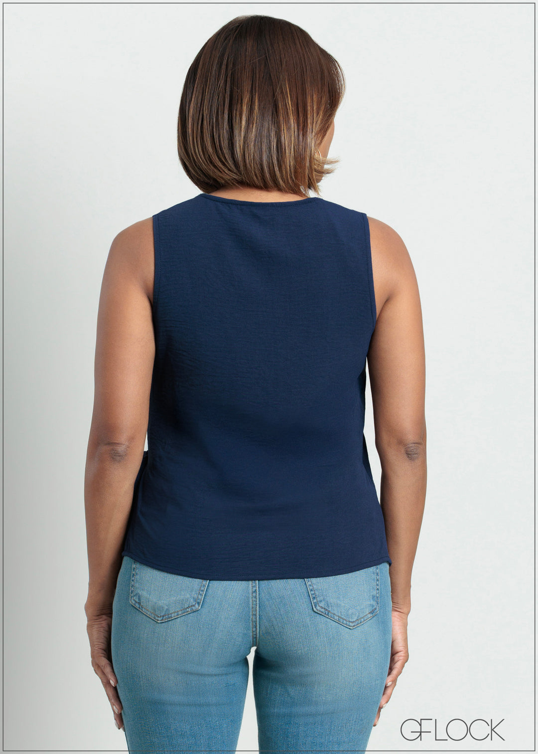 Sleeveless Wrap Top - 090725