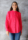 Linen Tunic Collared Shirt - 290424