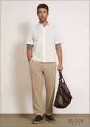 Textured Comfort Trousers - 200526