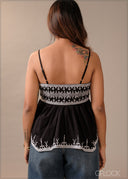 Embroidery Detail Top - 290726