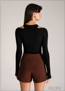 Double Ribbed T-Shirt - 110626